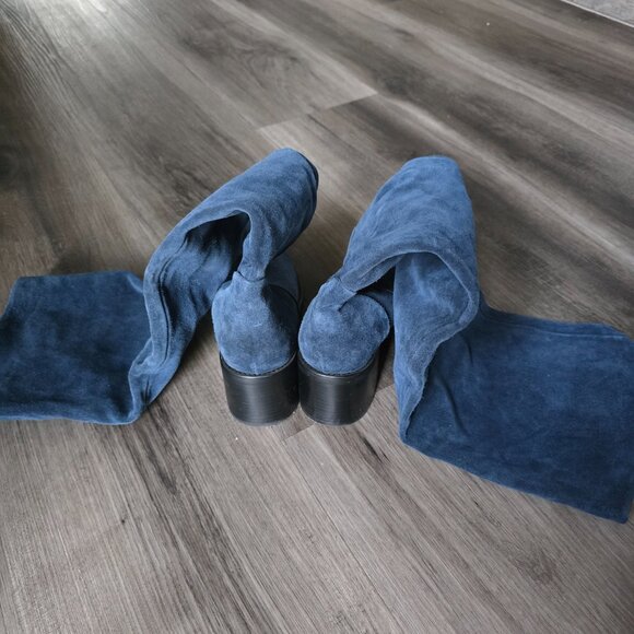 Jeffrey Campbell slouchy knee high suede boots - Picture 6 of 12